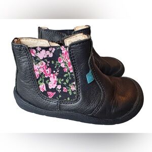 Start Rite First Chelsea Toddler Leather Ankle Boot UK Size 4F  US Size 5 Zip Up